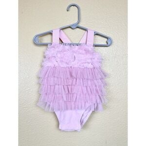 MudPie Baby Girls Lil' Cupcake One Piece Dress 0-6M NWT